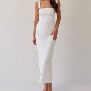 Park & Fifth Dalton Dress Size MM / White Jacquard